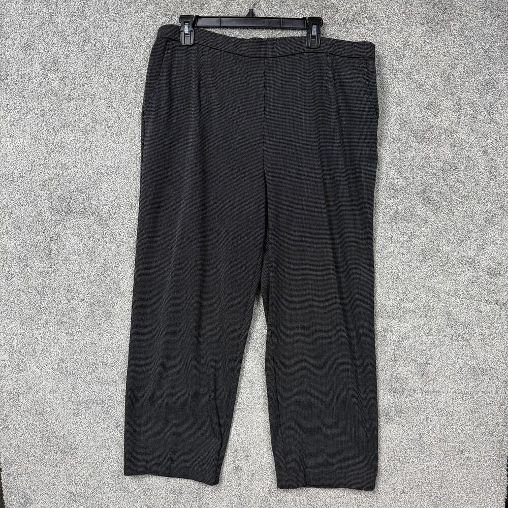 Vintage Y2K Briggs Dress Pants 20W Plus Comfort Preppy Corporate Goth Academia